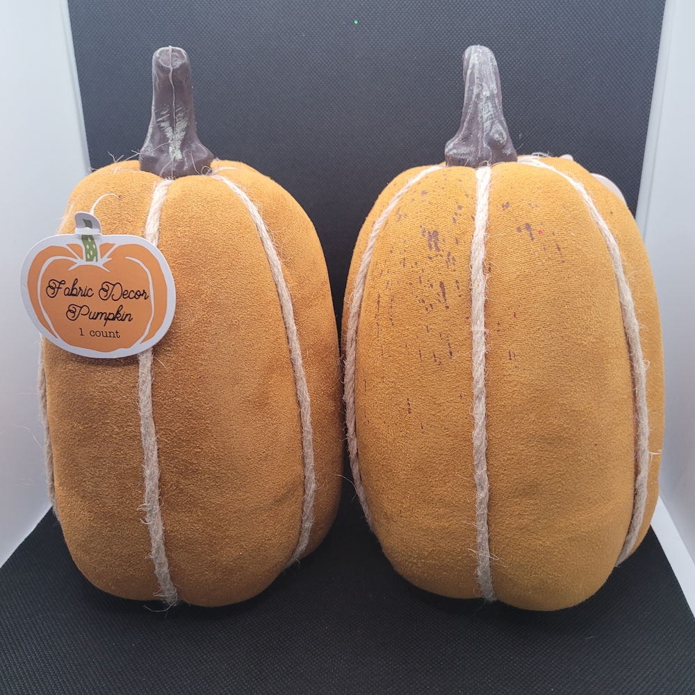 Fabric Decorative Pumpkin Fall Autumn Decor Rustic Farmhouse